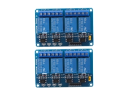 Módulo De Relé De 4 Canais Laxiscreed Com Isolamento Por Optocoupler Para Controladores Plc De 5v