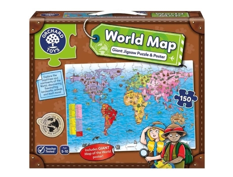 Mapa Mundial - Quebra-cabeça - POMAR