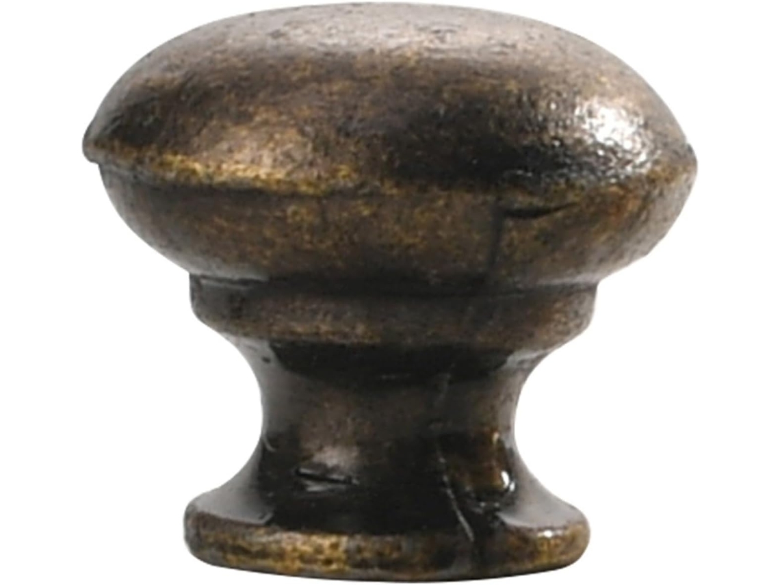 Puxador Redondo Para Armário Em Liga De Zinco Bronze, Puxador De Gaveta Com Furo Único, Design Retrô Para Móveis