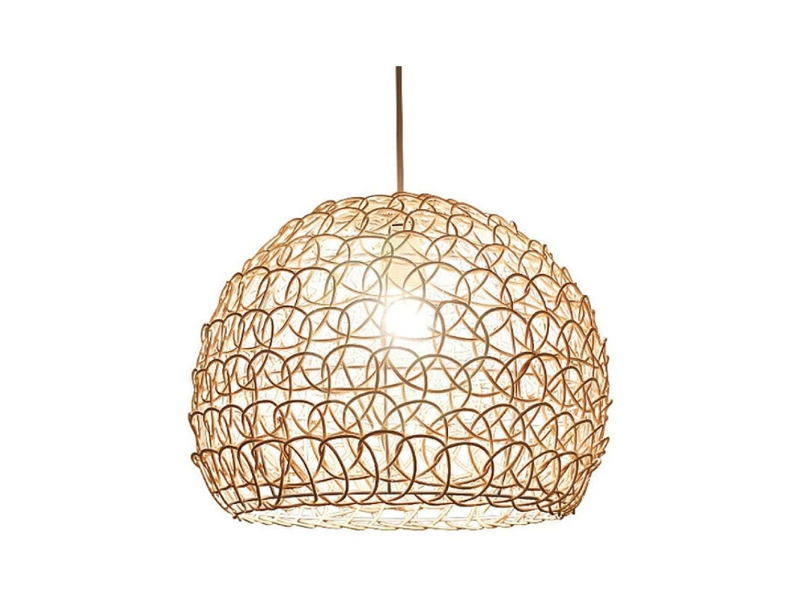Luminária Pendente Decorativa Com Abajur Feito À Mão, Luminária De Teto Suspensa Com Materiais De Vime Natural, Lustre Criativo Para Sala De Estar, Qu