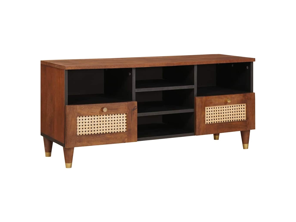 Vidaxl Gabinete Para Tv Com Gaveta Castanho 100 X 33,5 X 46 Cm