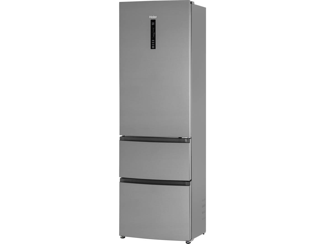 Frigorífico Combinado HAIER HTR3619ENMN (No Frost - 190.5 cm - 348 L - Inox)