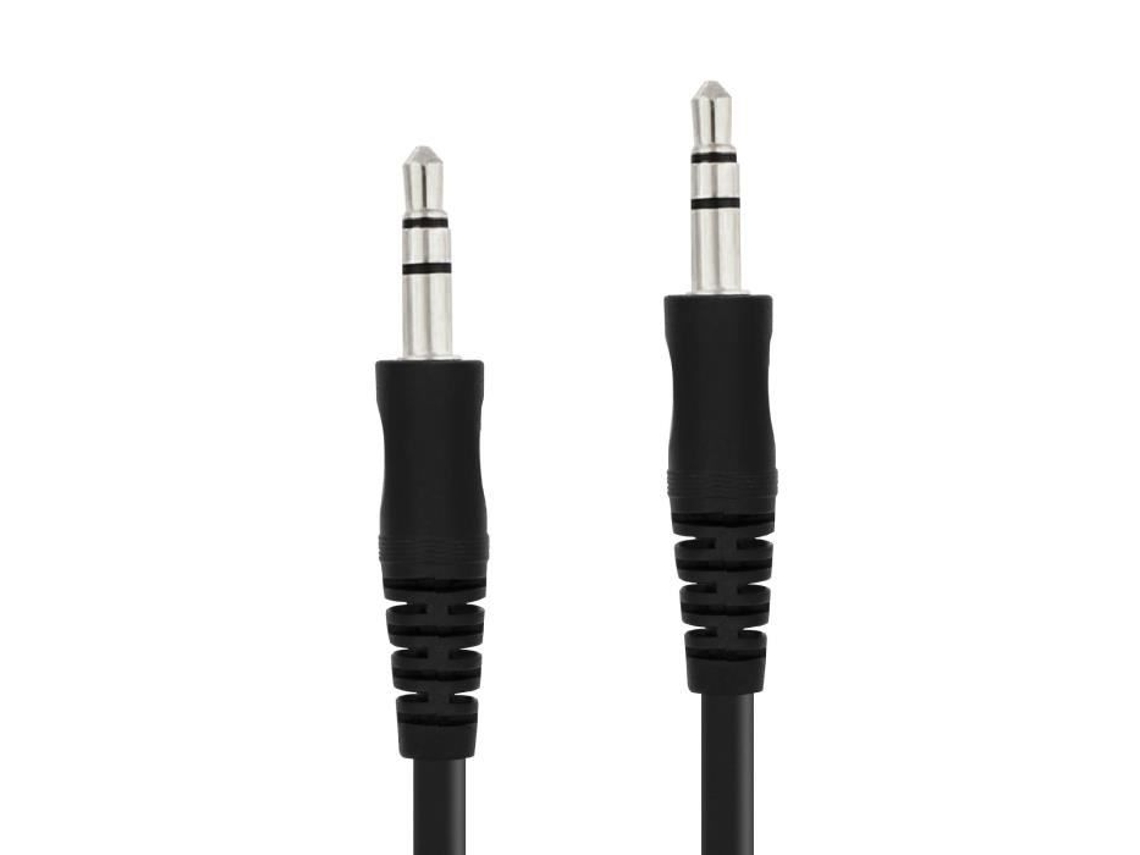 Conector De Cabo De Áudio Extra 3,5 Mm Macho Para 3 M, Linq, Robusto E Flexível, Blindado