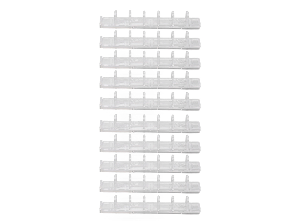 10 pentes de encadernação ABS com 6 furos MARCA
