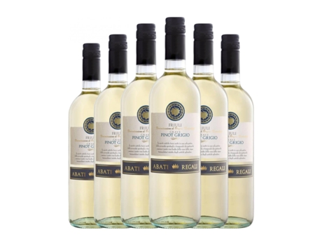 Vinho branco ABATI REGALI Pinot Cinza Friuli Grave (0.75 L - 6 Unidades)