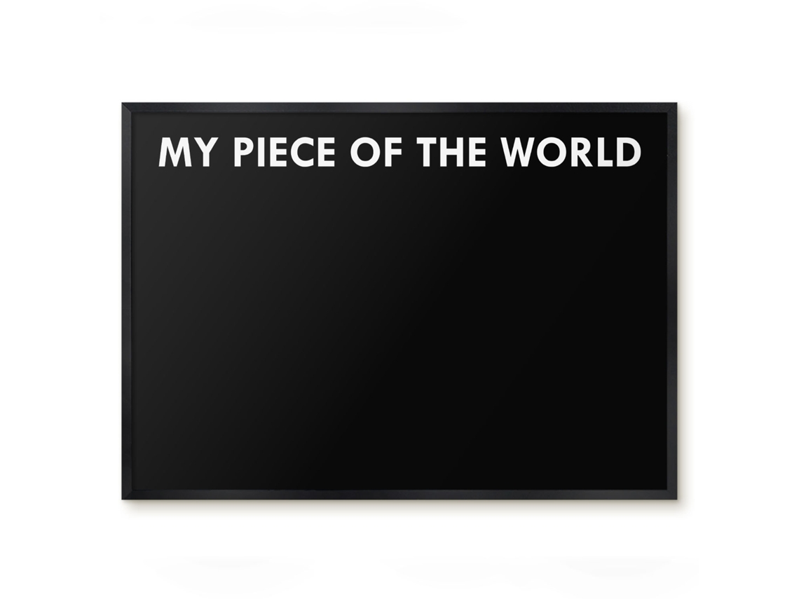 Magnetic Board My Piece Of The World For The Living Room Espelharte (70x50 Cm)