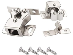 Pacote Com 10 Travas De Porta Com Parafuso De Esfera Dupla Para Armários, Armários, Armários, Fechos, Fechaduras De Trinco Para M Slowmoose