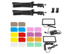 Lanterna Led Portátil Recarregável Com Tripé Para Fotografia Luz De Preenchimento Led Para Fotografia