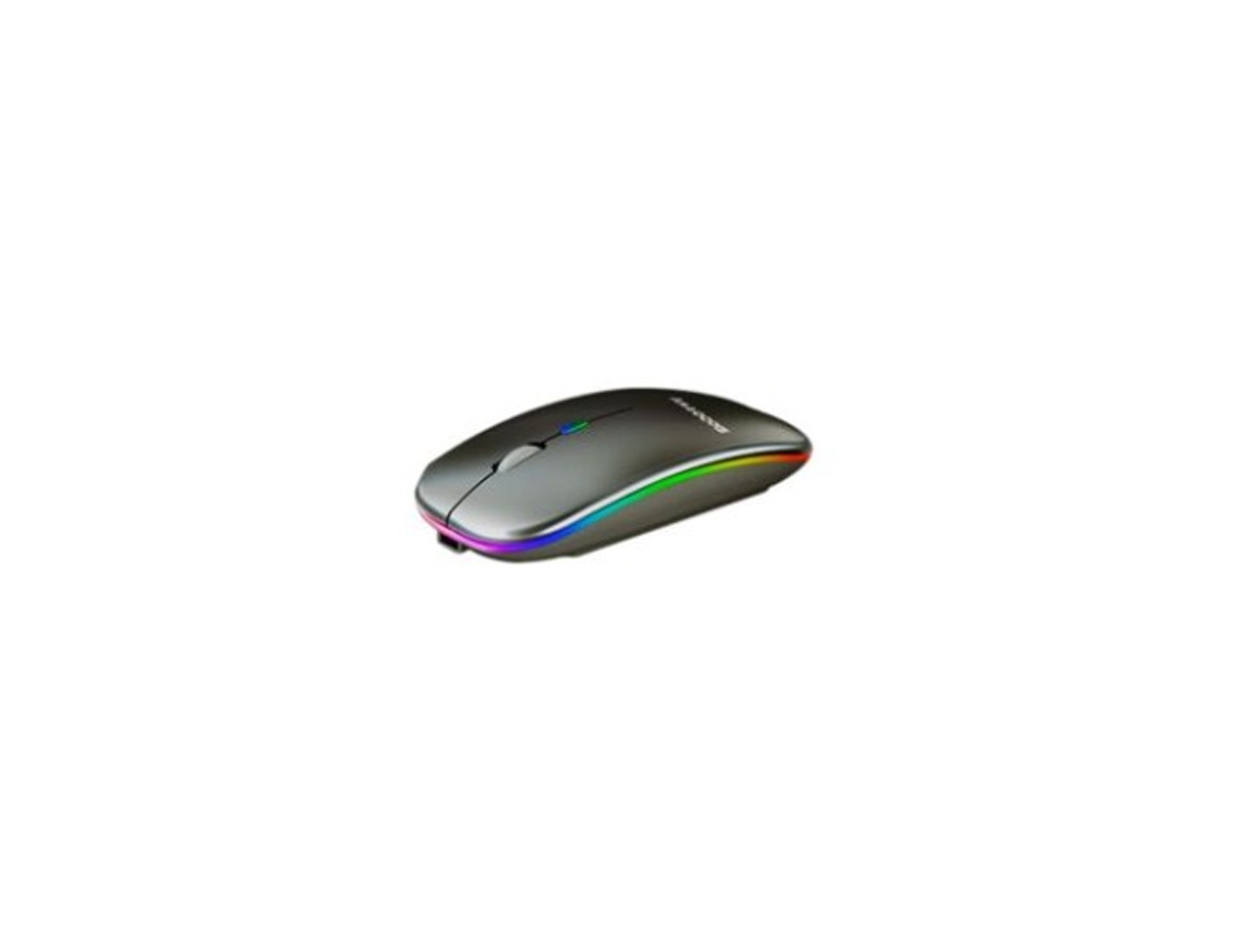 Rato Wireless para Computador Sem Fio 2.4Ghz Usb 1400-1600Dpi Luz Led 500 Mah MODORWY Mo2101 Preto