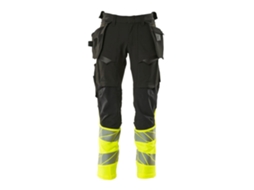 Calças Grandes Com Bolsos Pendurados Accelerate Safe 19131 Preto 50 / 30 MASCOT