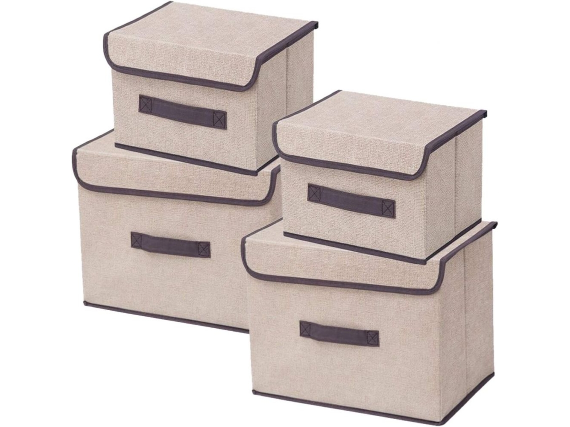 EIOORORRIY Caixas De Armazenamento dobráveis (pack De 4)