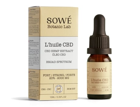Óleo SOWÉ BOTANIC LAB L'huile CBD 20%