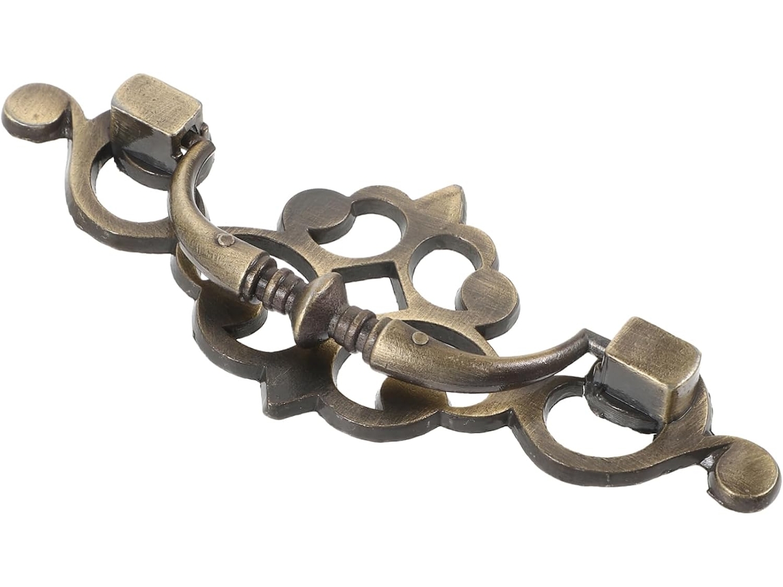 Puxador De Anel Retrô Para Porta Armário Em Liga Zinco 82mm 8066