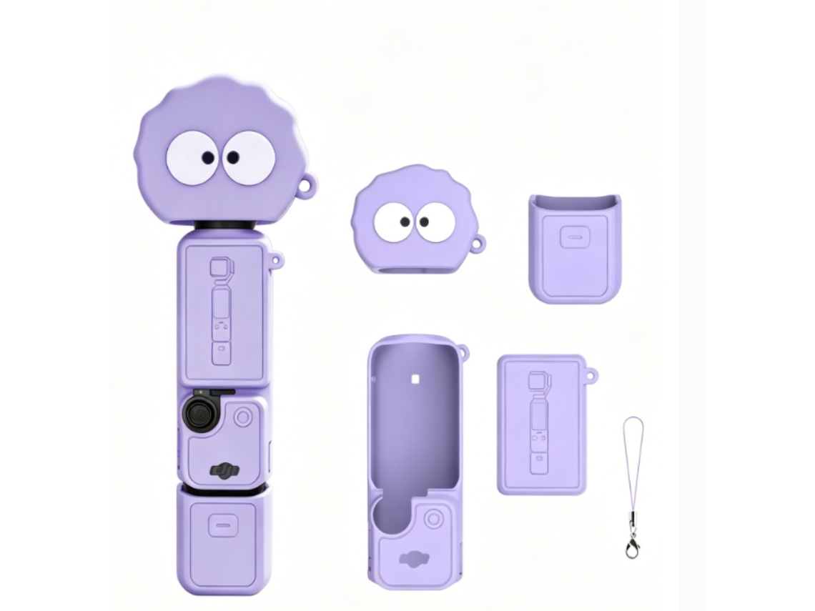 Capa Protetora Para Câmera Dji Osmo Pocket 3, Silicone Macioroxoczhhmart