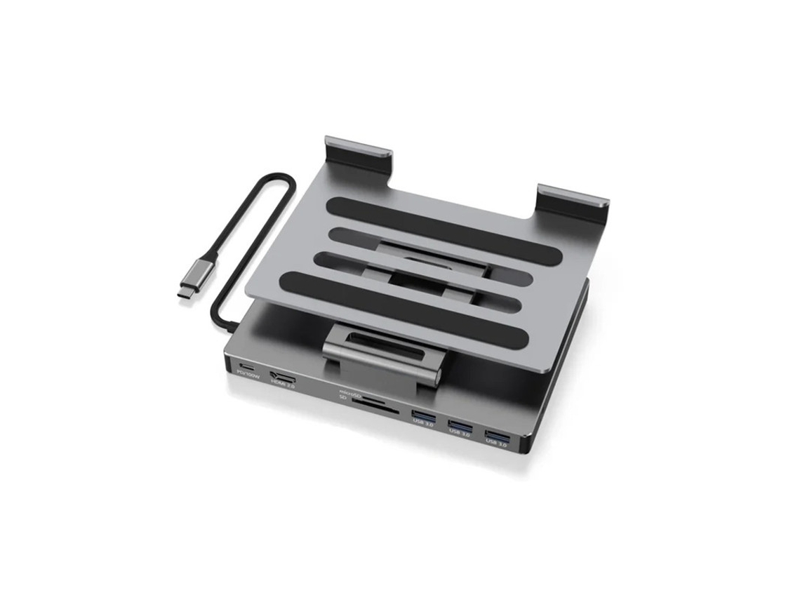 Suporte Para Hub Ipad Pro Usb C Adaptador Para Ipad Pro M4 M2 M1 13 12 9 11 Polegadas Ipad Air Docking Station Dobrável 4k 60 Hz Hdmi Carr Bestvite