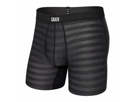 Boxers de Homem SAXX Droptemp Cooling Mesh Preto (XS)