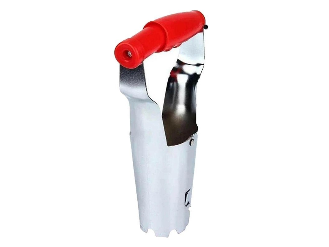 Tubo para Transplante de Plantas e Sementes Vegetais Ferramenta Prática para Jardim e Pátio Vermelho
