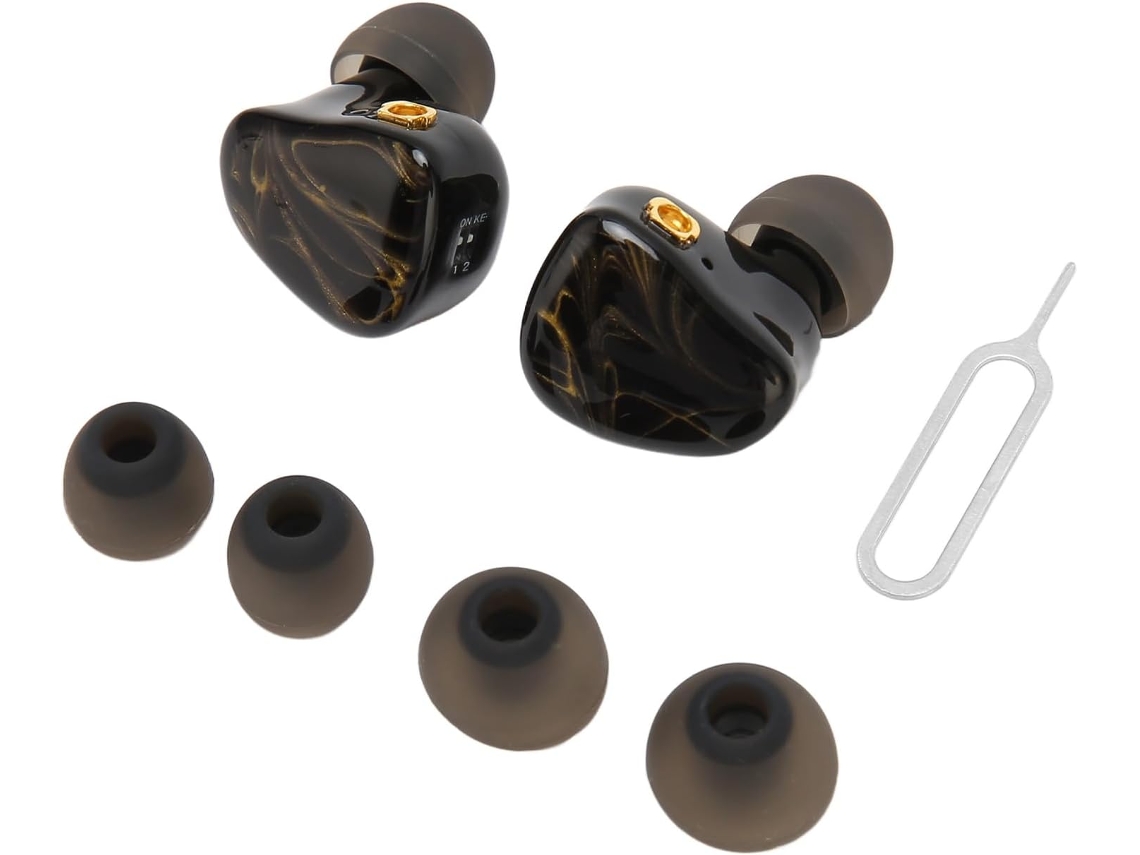 Fones De Ouvido Com Dois Drivers Dinâmicos E Interface Mmcx De 32 Ω.