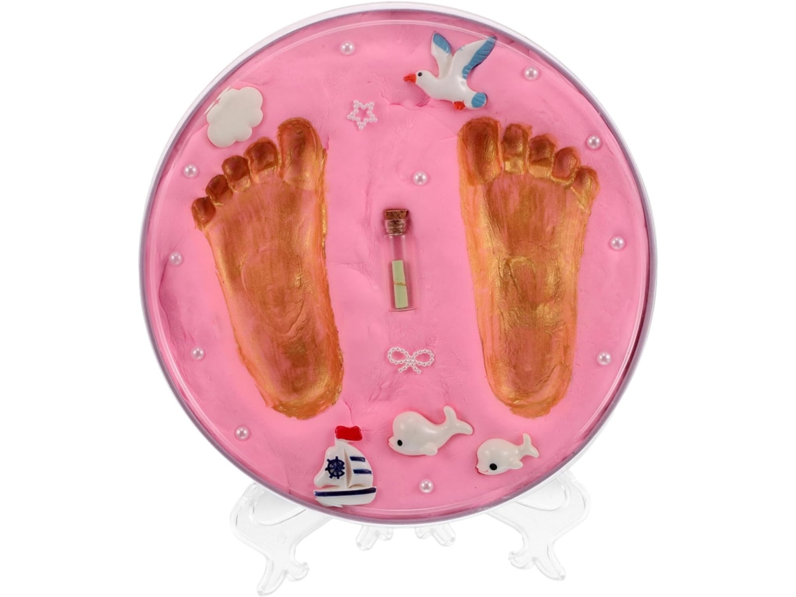 Kit para Guardar os Pezinhos do Bebê em um Porta retratos com a Mão, CHABERLU