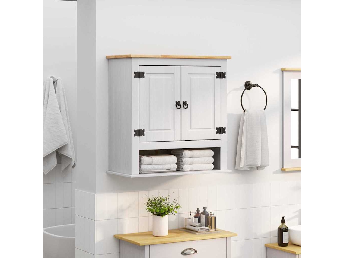 Vidaxl Armário Suspenso Corona Branco 70 X 33 X 71,5 Cm