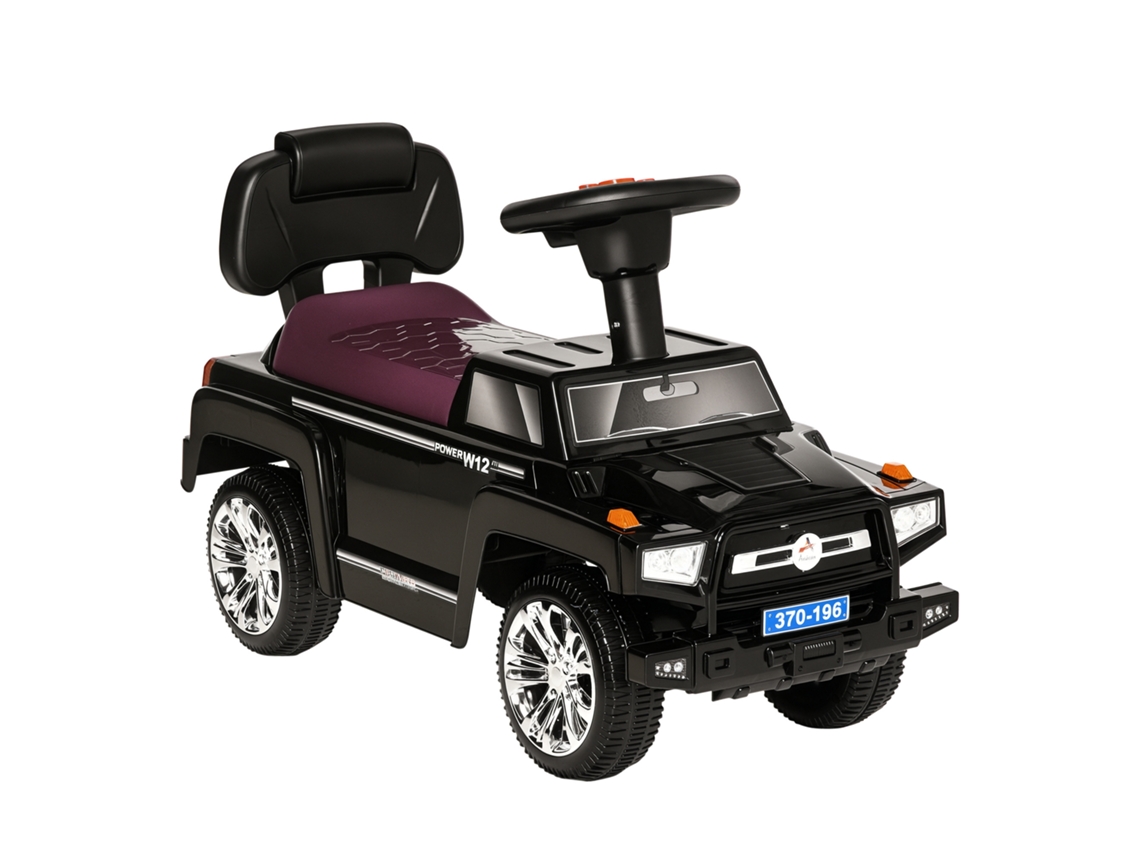 Carrinho De Preto Brinquedo Off-road Para Crianças. Carro Infantil Com Faróis E Música. Idade 18-36 Meses. 68x30,5x41,5cm.