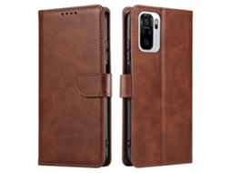 Capa Flip Para Celular Com Estampa De Bezerromarrom - Xiaomi 15