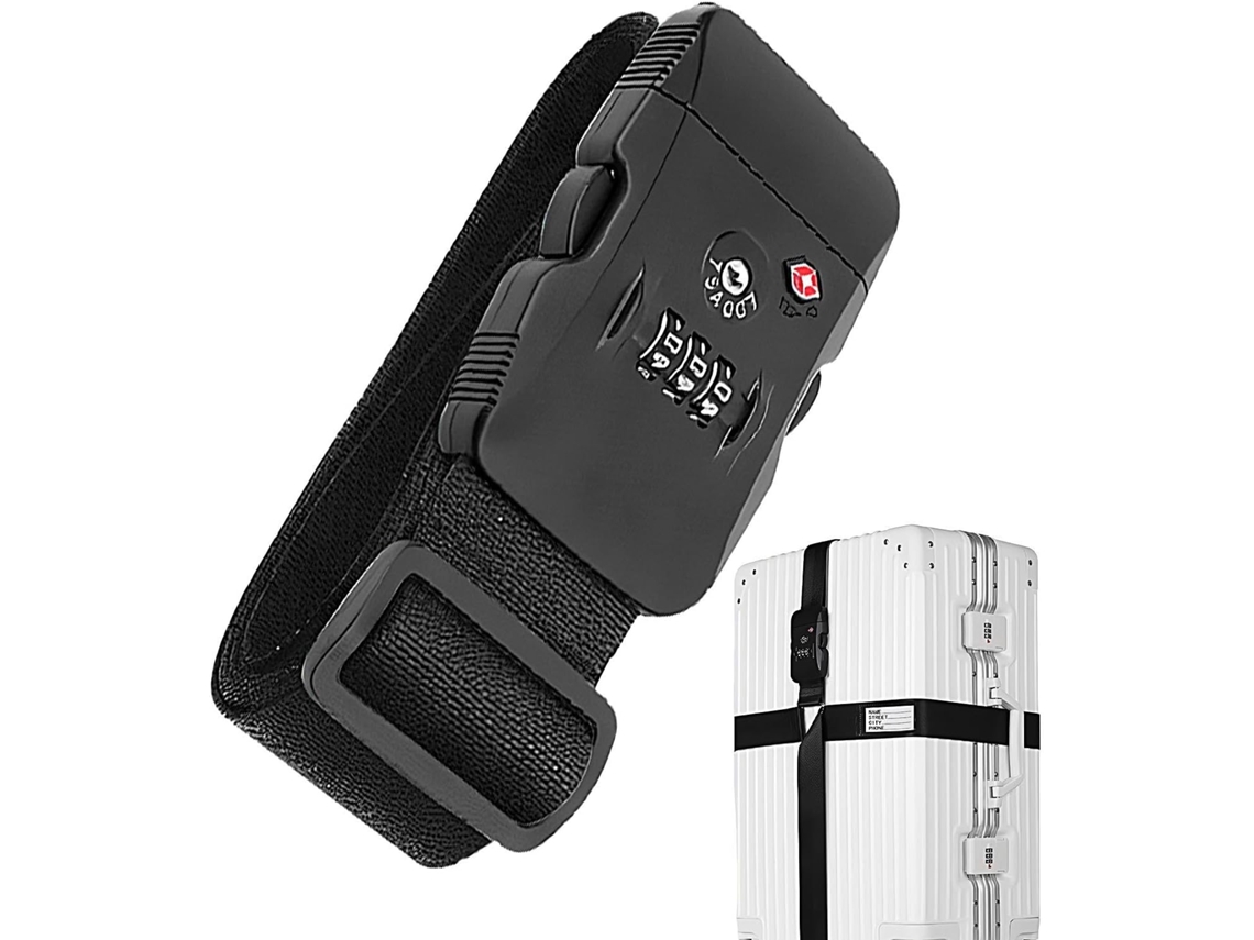 Cintas Organizadoras Para Bagagem De Viagem, Com Conector Ajustável, Acessório Flexível Para Malas De 20a 34 Polegadas