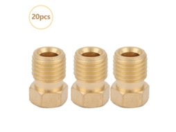 Laxiscreed Adaptadores De Tubo De Latão Com Roseta Npt Para Conexões E Fixação