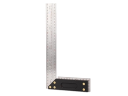 Esquadro SFUSHOS, precisão, aço inox, 300 mm, marcação de ângulos