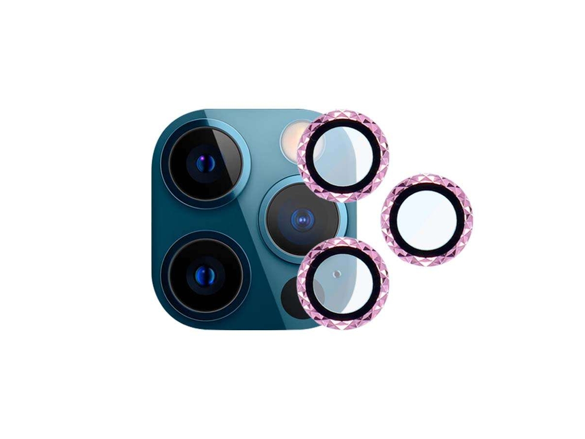 Protetor de Lente Trenzado Ouro Rosa para iPhone 12 Pro LA CASA DE LAS CARCASAS