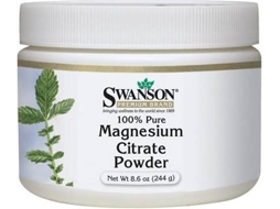 Chá SWANSON Citrato De Magnésio Pó % Puro (244 g)