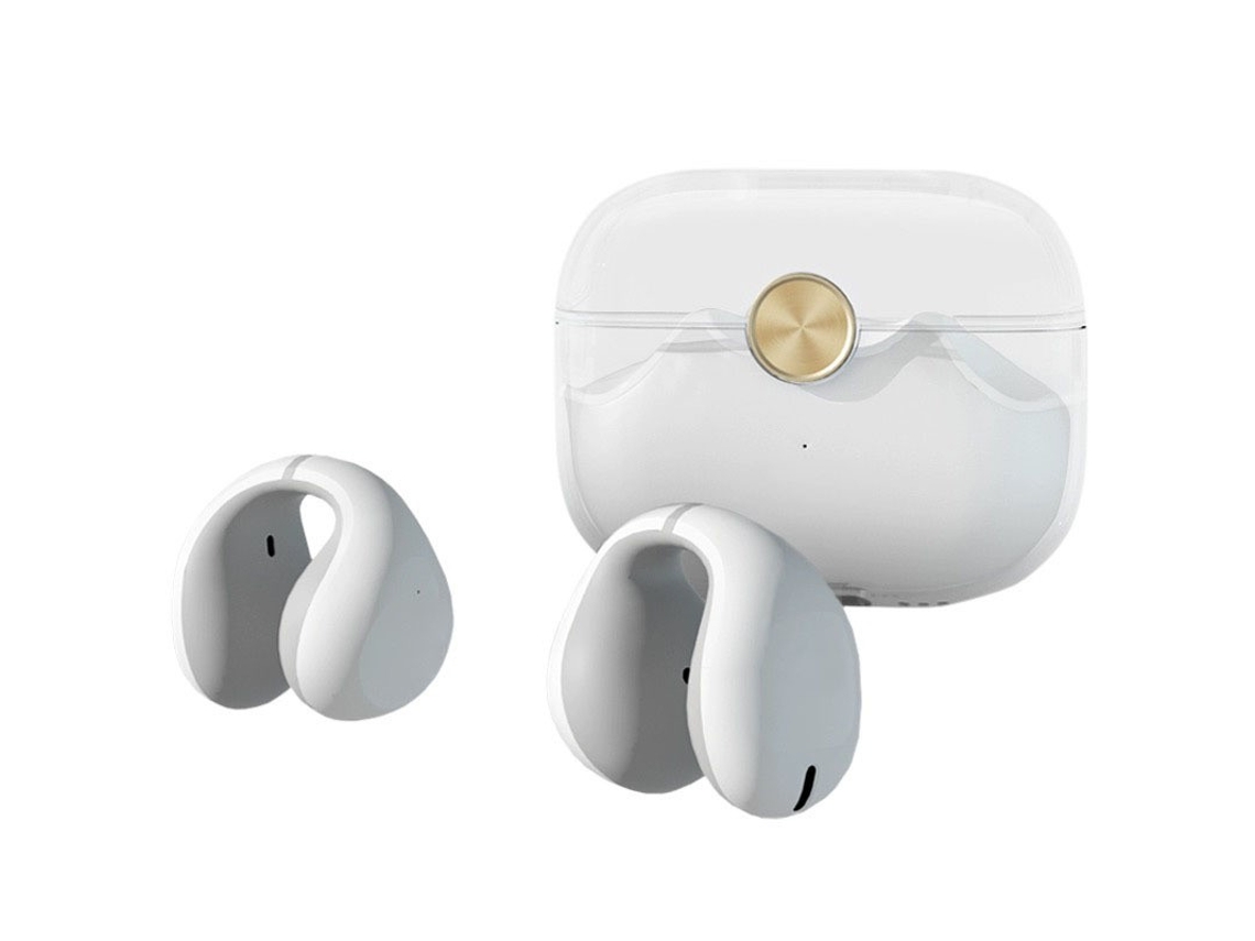 Auriculares Bluetooth com clipe nos ouvidos para reduzir o ruído das chamadas não nos ouvidos e prolongar a duração da bateria SHANMAI