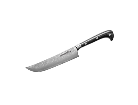 SAMURA Sultan Faca de Cozinha Universal 164 Mm de Aço Damasco Aus 10 61 Hrc 67 Camadas