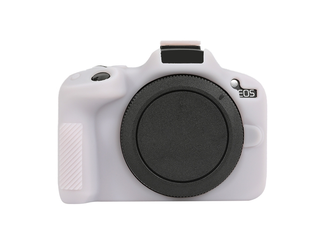 Capa Protetora de Silicone Macio para Canon Eos R50 Rosa Gelatina XIAOMOYU