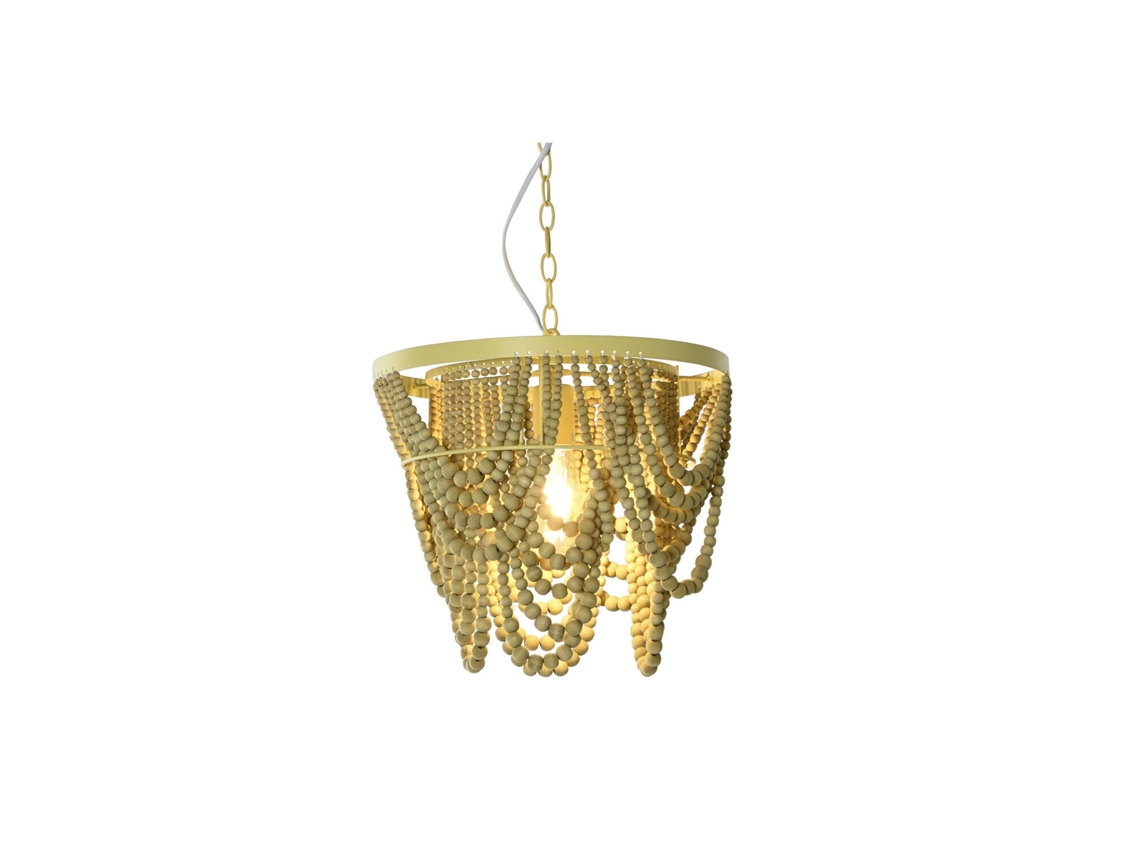 Luminária de Teto com Bolas de Metal Mdf 35x35x95cm ALEXANDRA HOUSE LIVING