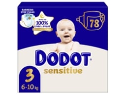 Fraldas Sensitive 6 10kg T3 Dodot