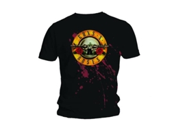 T-Shirt ROCK OFF Guns N Roses - Bullet Preto (Tamanho: XXL)