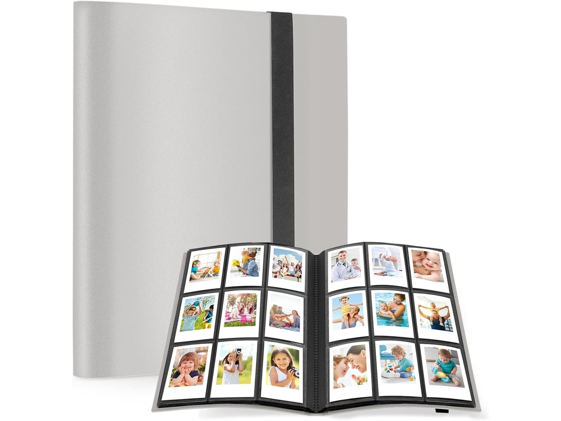 Álbum de Fotos Polaroid de 3 Polegadas para 432 Cartões, Cinza BRILVIBERA