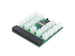 Fonte De Alimentação De Mineração Ethereum Eth Btc De 17 X 6 Pinos 12v Gpu/psu Breakout Board