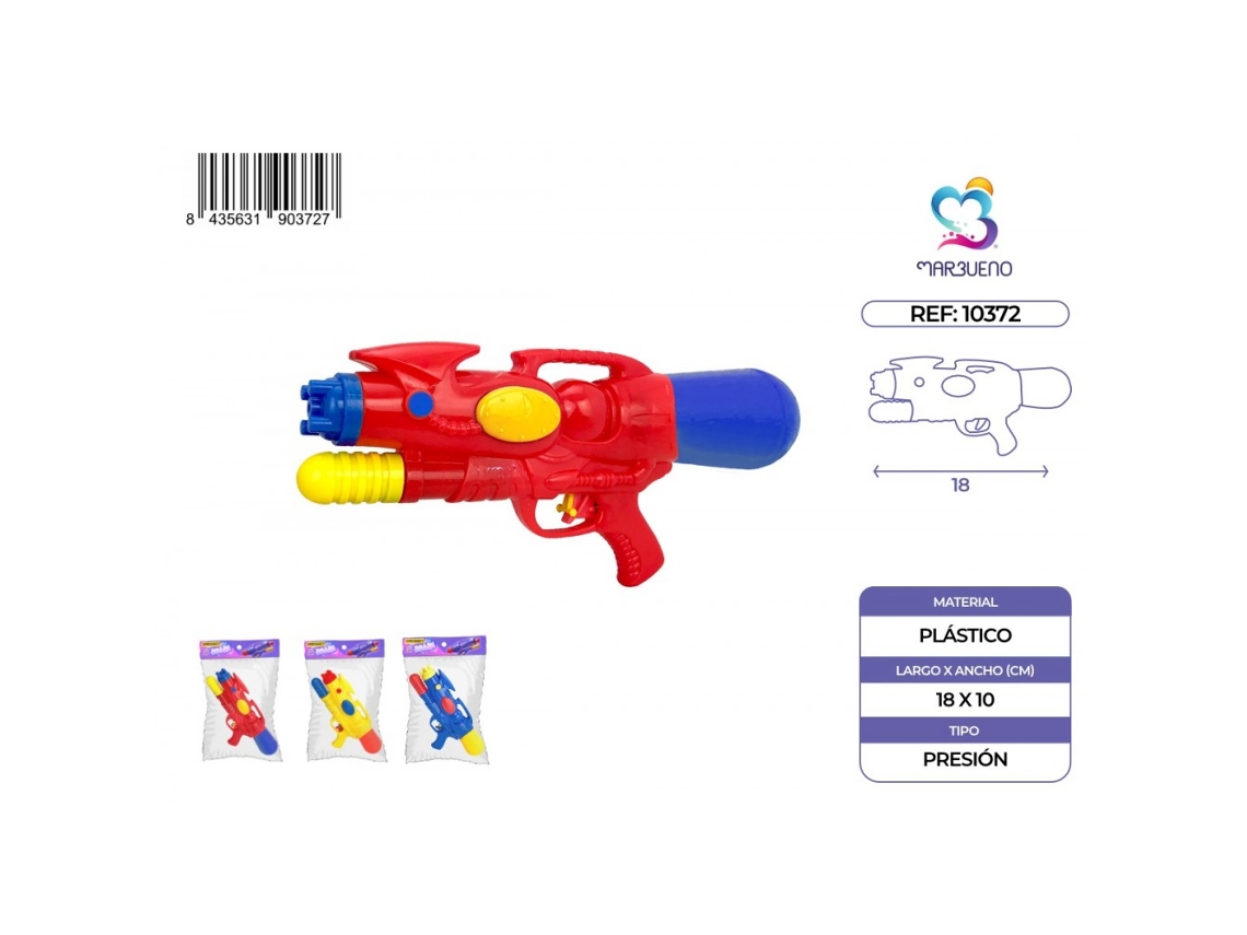 Pistola De Água Marbueno, Plástico, Ideal Para Jardim E Praia Marbueno Summer