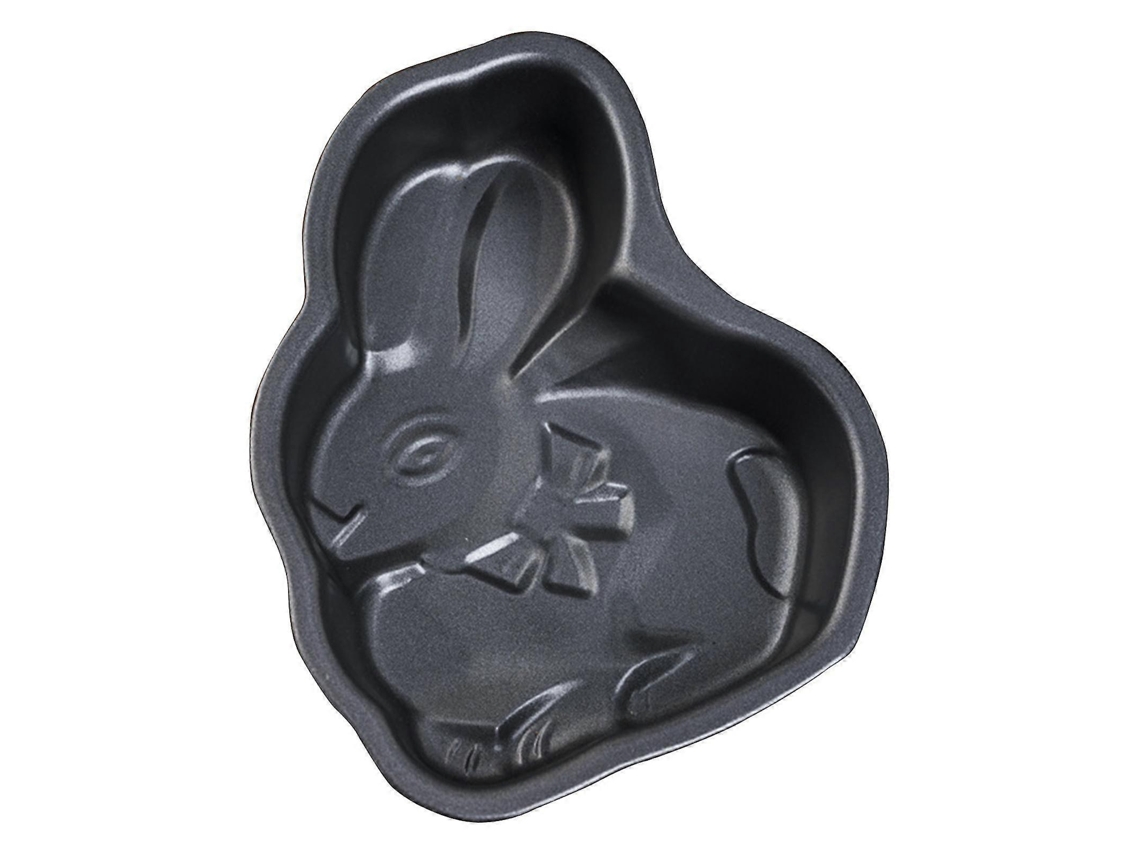 6 Moldes de Pastel Mini com Designs de Desenhos Animados para Assar em Casa de Aço Carbeto Coelho