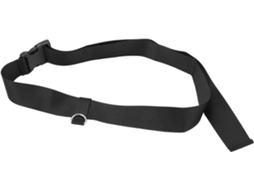Alça De Bagagem Ajustável E Resistente Com Fivela Segurança Para Mala Viagem Mochila, Preta, 50x 1640mm Preta