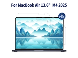 Lurelia Película Protetora Para Aplicação De Macia Anmacbook Air De 13,6 Polegadas M4 2025, Pet