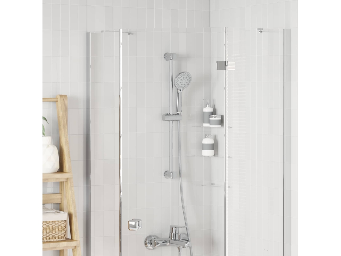 Vidaxl Suporte Para Cabeça De Chuveiro Cromo 70 Cm Aço Inoxidável