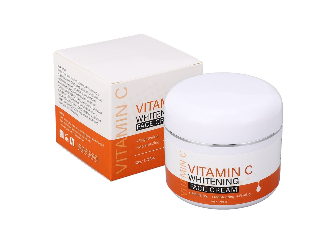 Crema Facial De Vitamina C Hidratante Anti-idade Suavizante Para Pele 50g