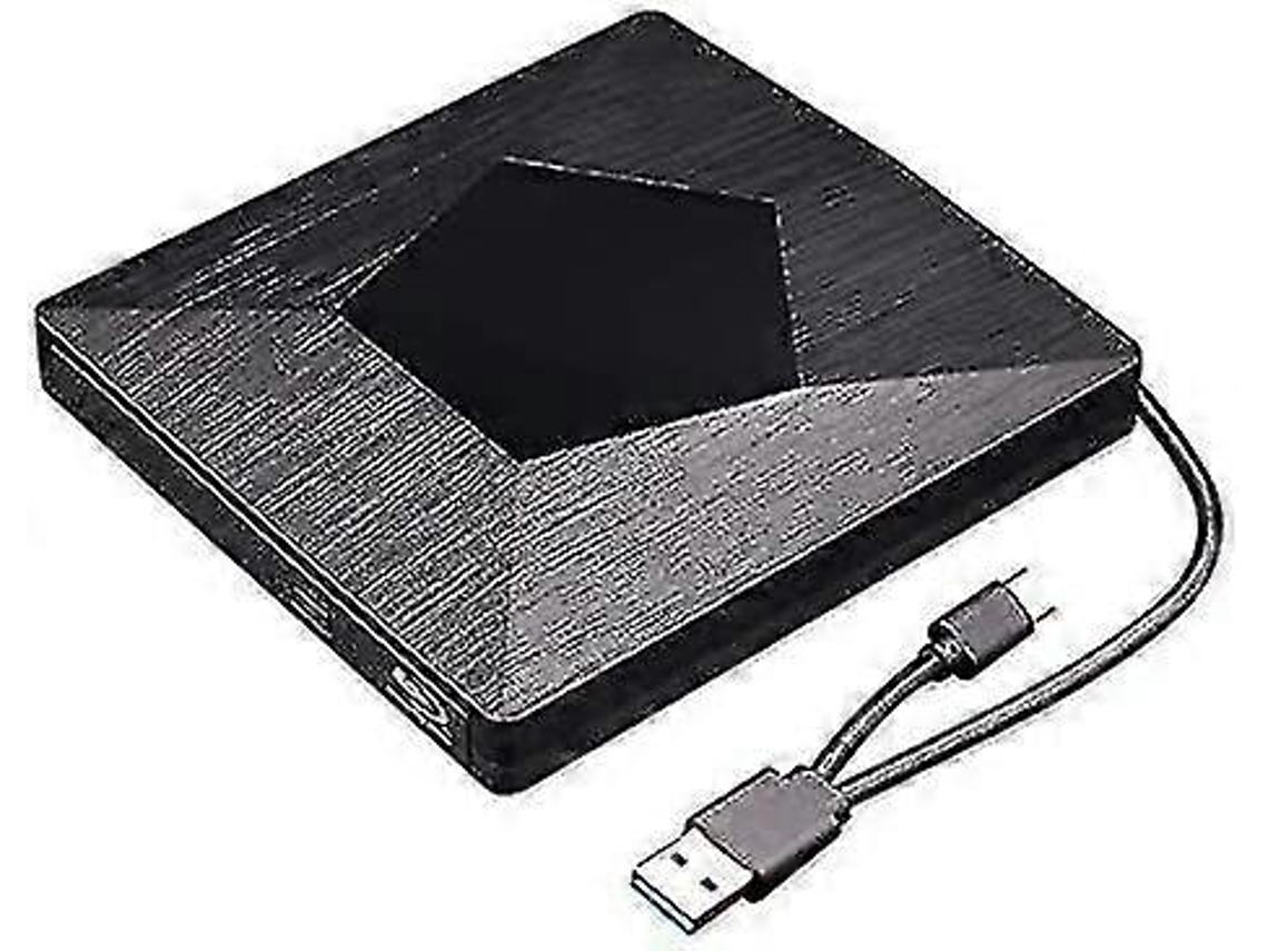 Leitor Externo De Blu Ray 3d, Unidade De Cd/dvd Óptica Usb 3.0 Ultrafina E Blu Ray Tipo C Para Mac Os, Windows Xp/7/8/10, Laptop Slowmoose (preto)