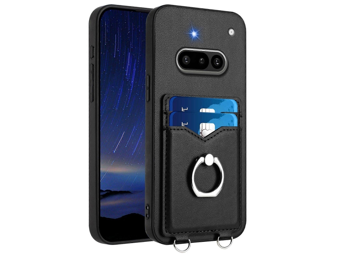 Capa Para Celular Com Suporte Para Cartão E Anel R20 Para Nothing Phone 3a