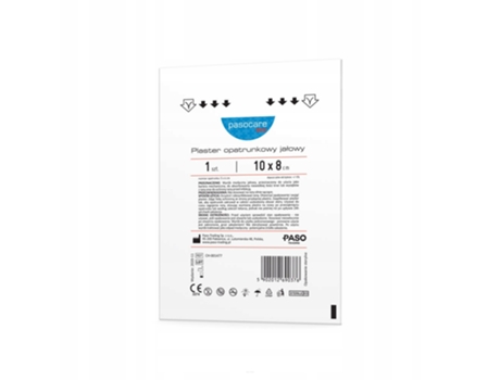 Gaze De Gesso Estéril Pasocare Med 10cm X 8cm 1 Unidade. Paso Trading