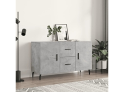 Vidaxl Aparador 100x36x60 Cm Derivados De Madeira Cinzento Cimento