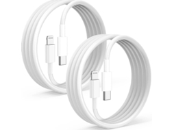 Dois Cabos Usb-c Para Lightning De 1 Metro Para Carregamento Rápido, Carregamento Rápido Pd De 20 W, Compatíveis Com Iphone E Ipad.